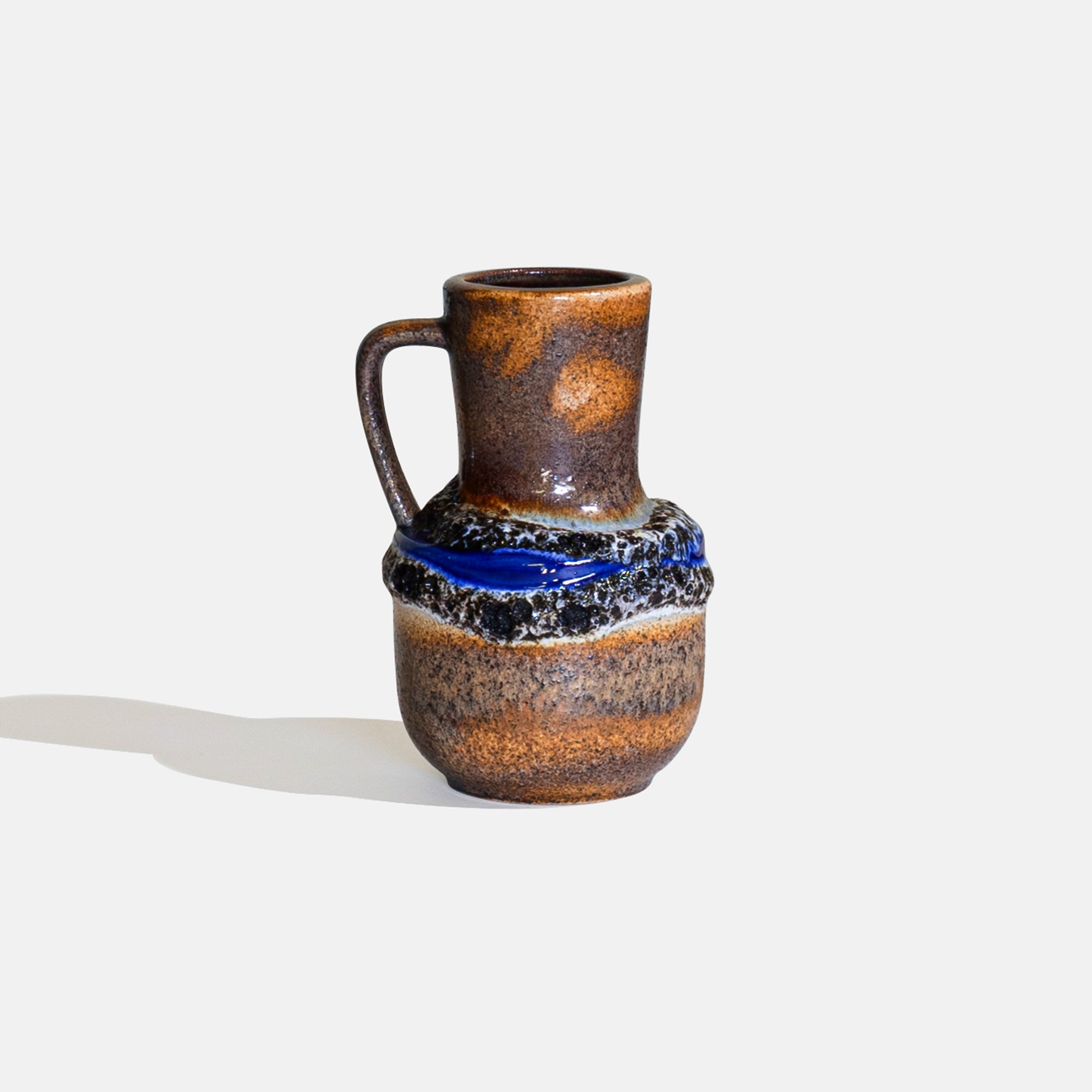 Brown and Blue Fat Lava 198 / STEULER KERAMIK – Park Side Market