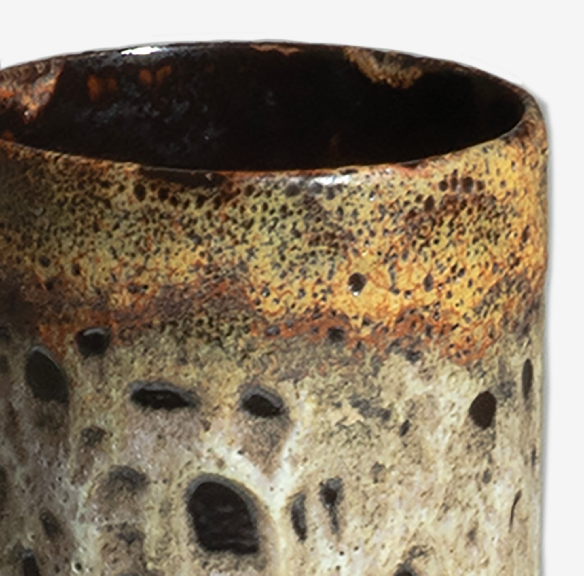 【希少】fatlava Ruscha 花瓶 Brown Cilinder Vase Fat Lava 26 / RUSCHA – Park Side Market
