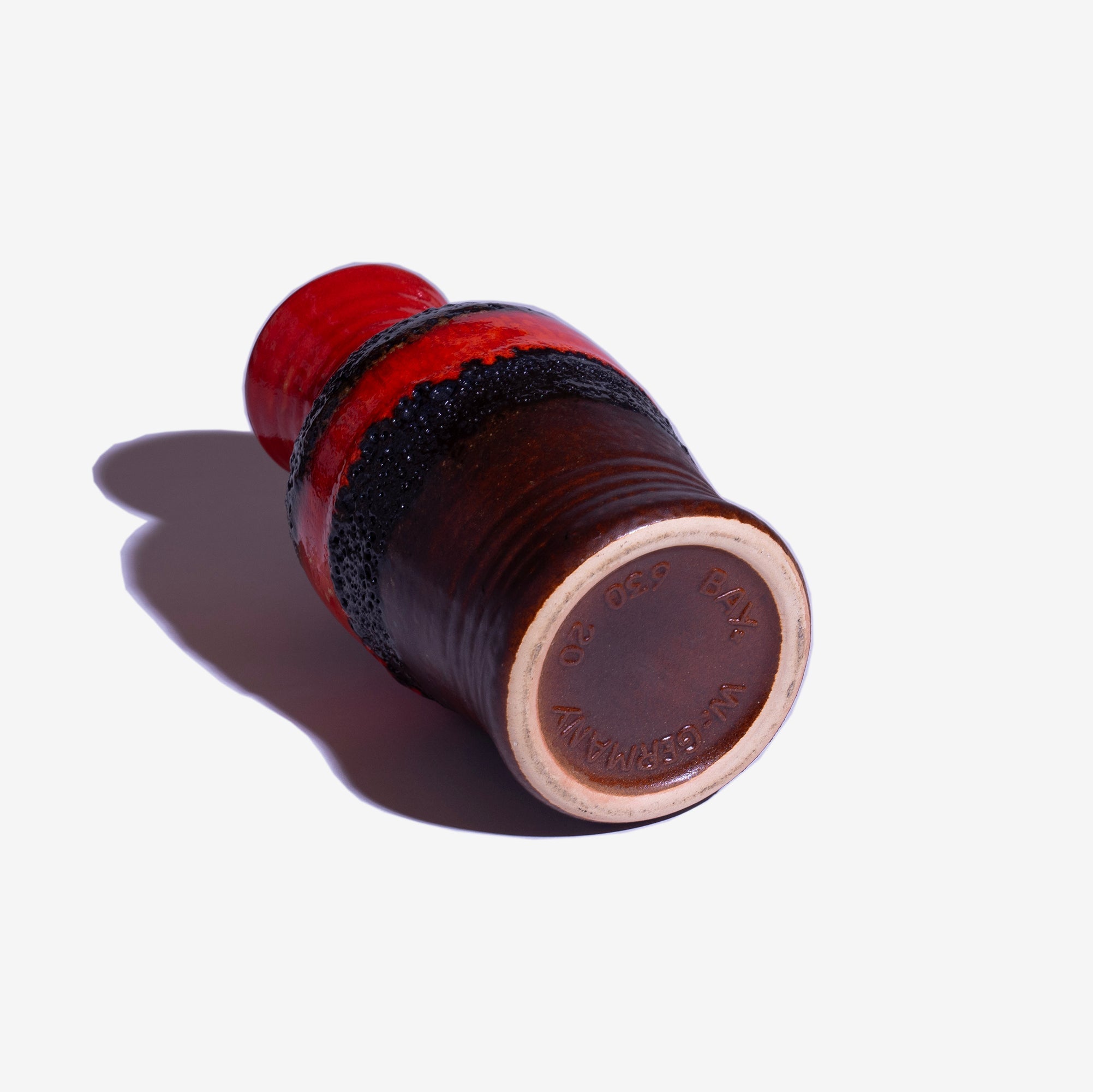 Red with Black Fat Lava 1 / BAY KERAMIK – Park Side Market