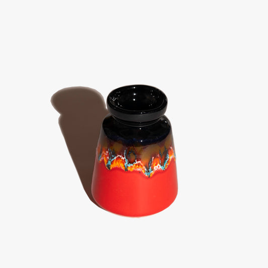 Colorful Vase Italian Pottery 15 / SICART(SICA)