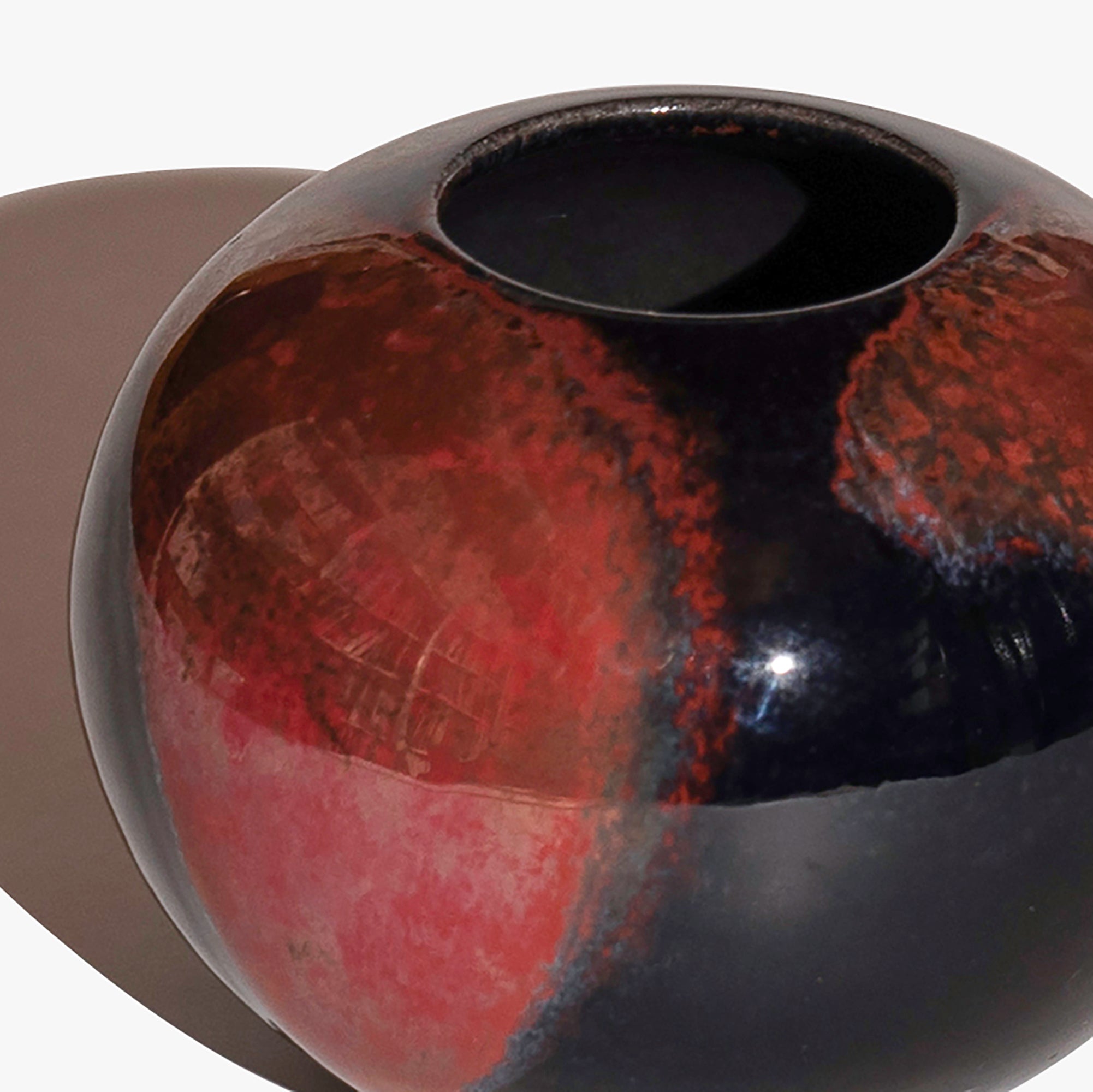 Black and Red Pink Fat Lava 22 / OTTO KERAMIC – Park Side Market
