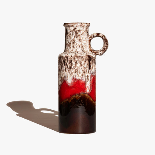 Brown-Red and White Fat Lava 30 / SCHEURICH