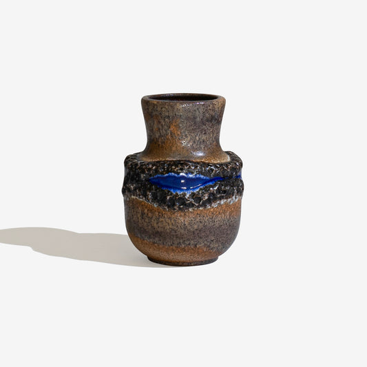 BBrown and Blue Fat Lava 199 /  STEULER KERAMIK