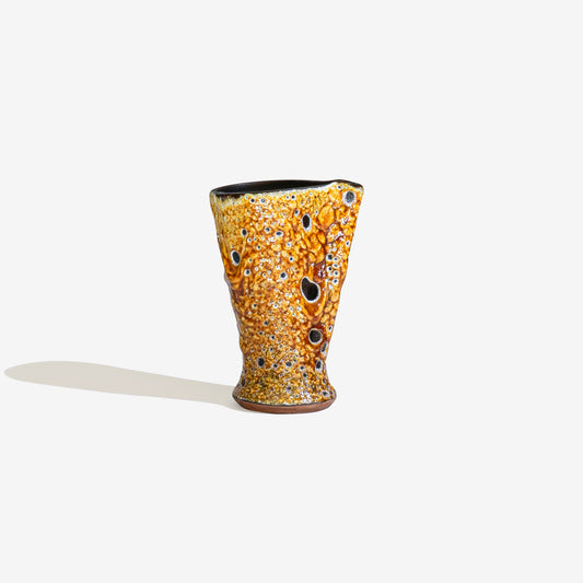 Yello Vase 219 / LE CYCLOPE POTTERY d'Annecy Ceramic