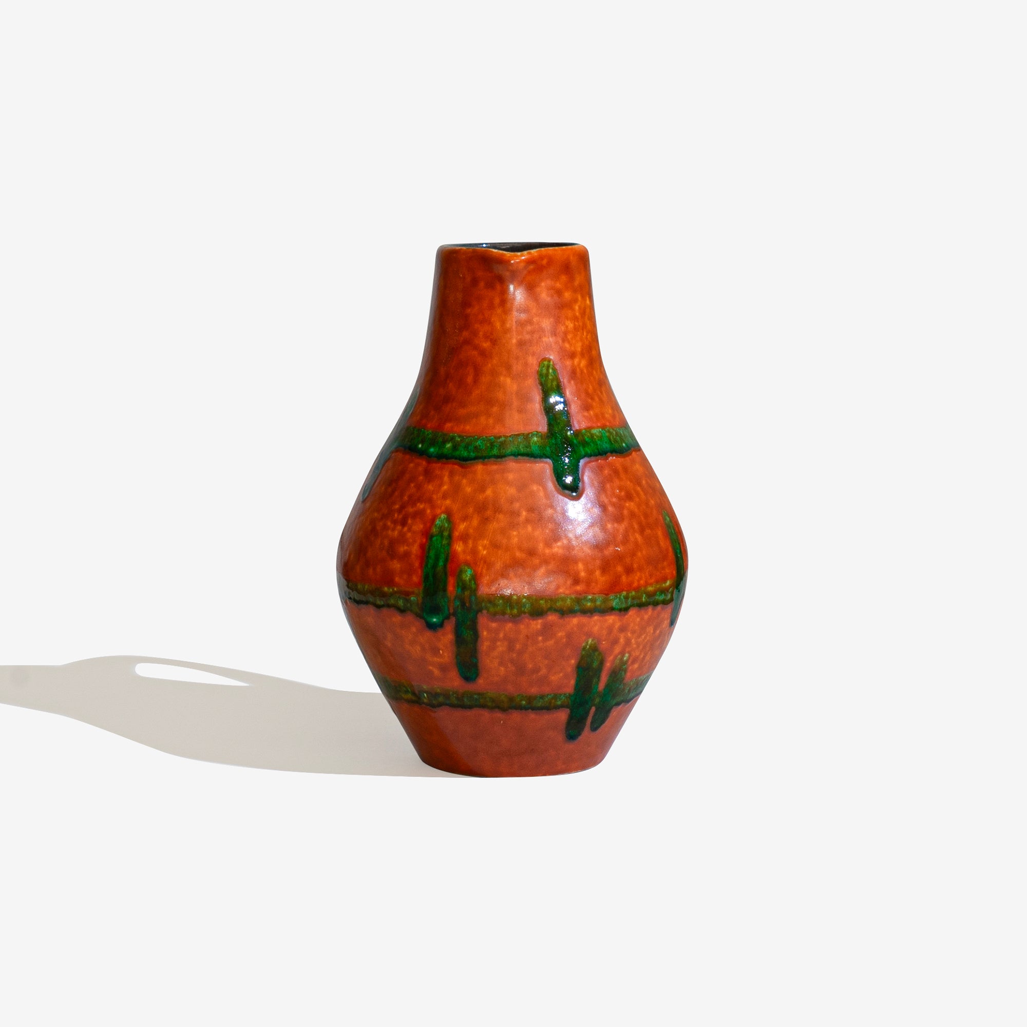 Orange and Green Fat Lava 236 / JASBA KERAMIK – Park Side Market