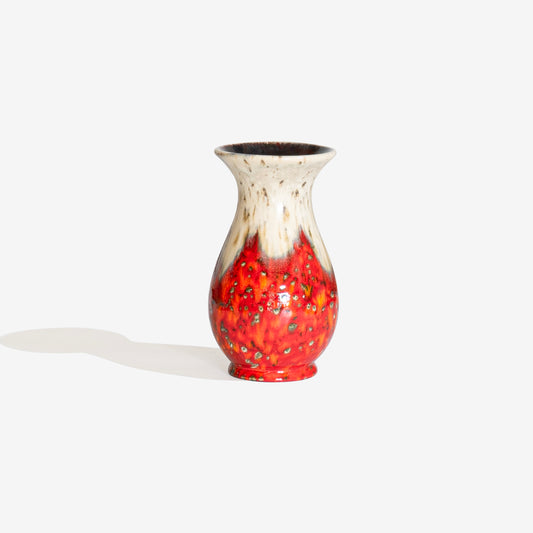 Red and Beige Fat Lava 208 / UBELACKER