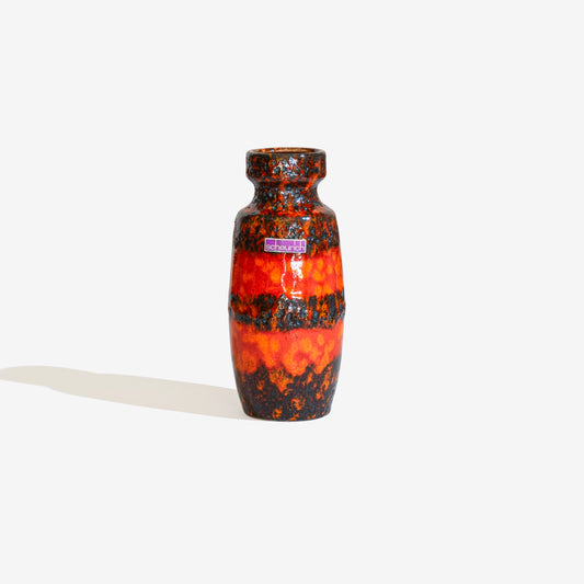 Orange and Dark Brown Fat Lava 188 / SCHEURICH