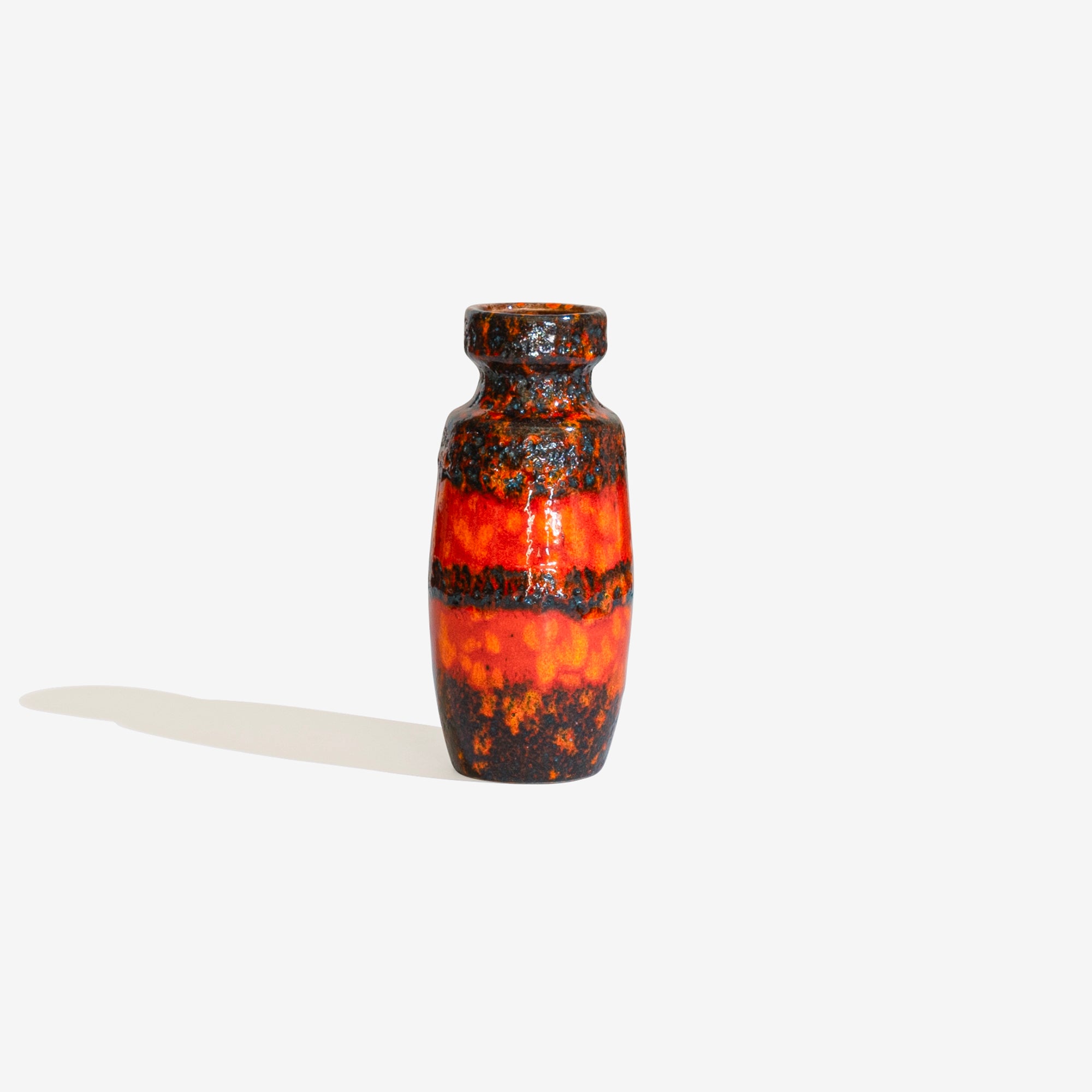 Orange and Dark Brown Fat Lava 188 / SCHEURICH – Park Side Market