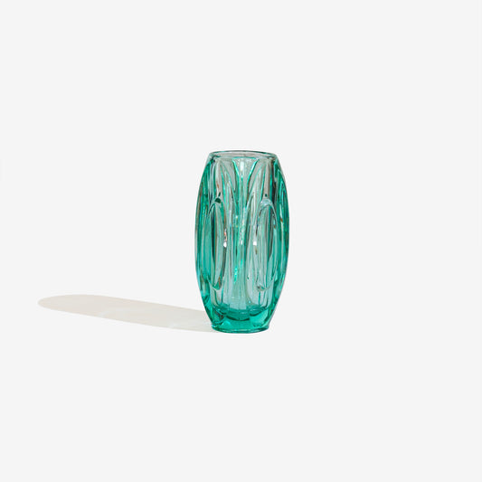 Bullet Green Vase 242 / SKLO UNION