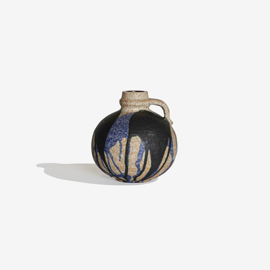 Beige and Blue Vase 160 / CARSTENS TONNIESHOF KERAMIK