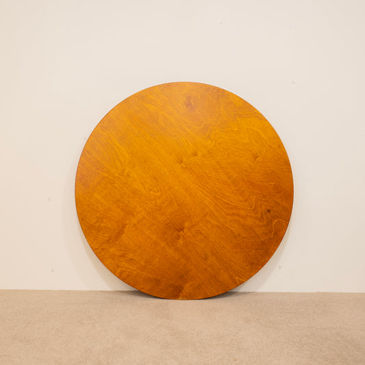 TABLE WOOD / TOP CIRCLE Light Brown (Outlet)