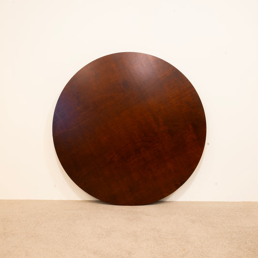 TABLE WOOD / TOP CIRCLE Brown (Outlet)