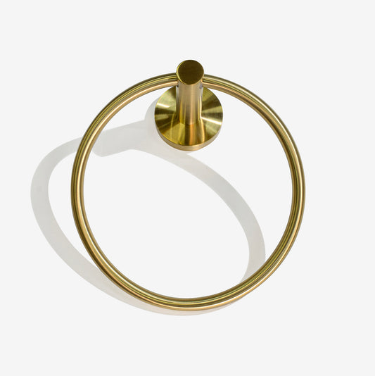 BRASS ROUND TOWEL RING