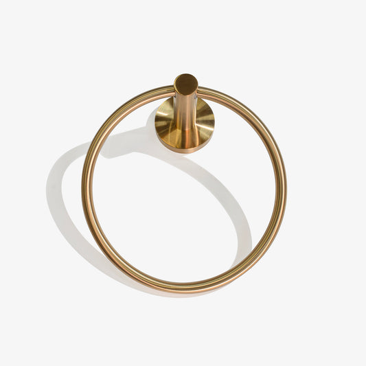 BRASS ROUND TOWEL RING