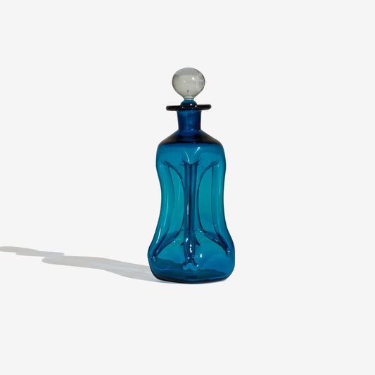 Blue HOLMEGAARD Kluk Kluk Glass Decanter 258