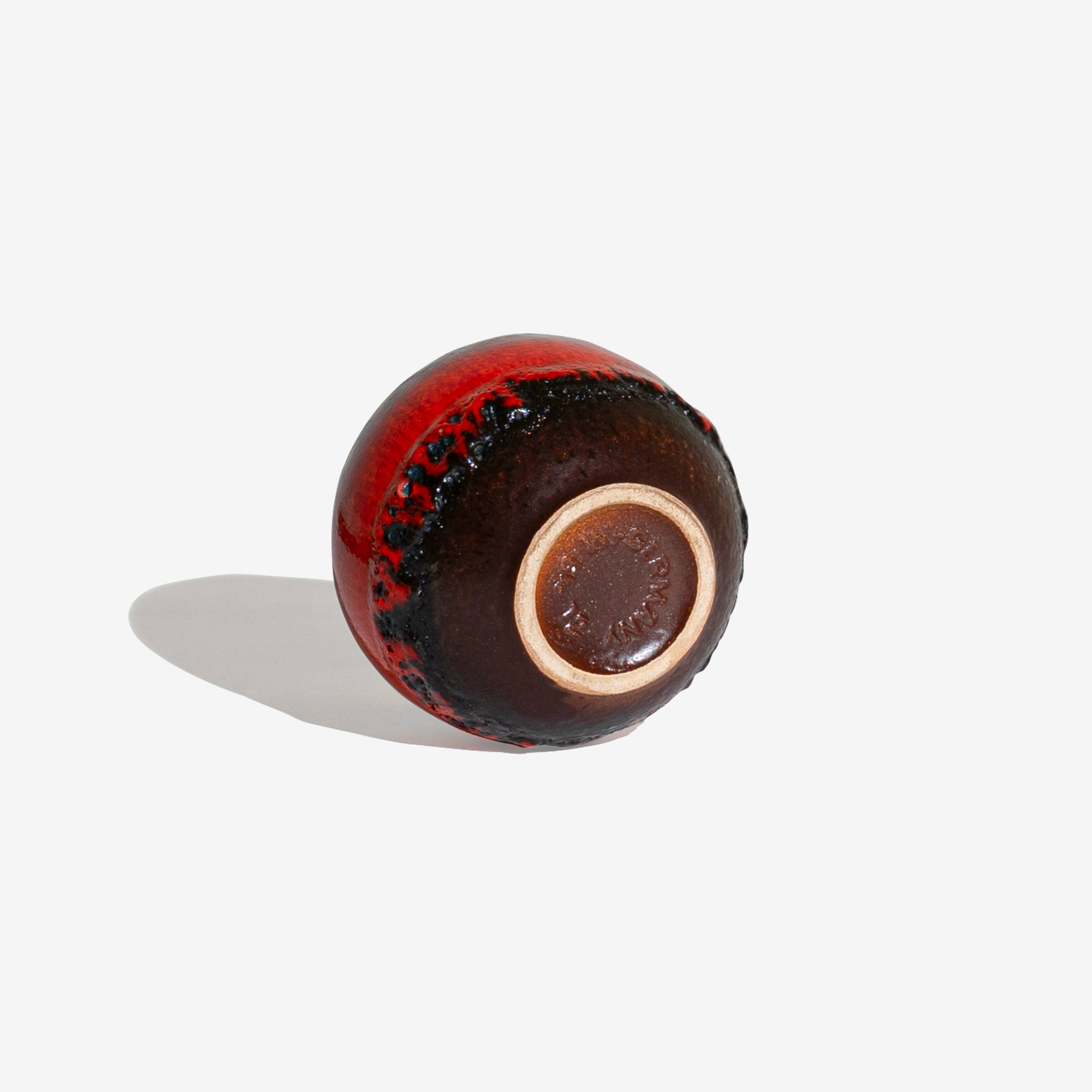 Red with Black Fat Lava 36 / BAY KERAMIK – Park Side Market