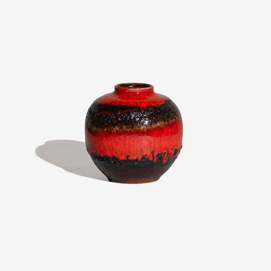 Red with Black Fat Lava 36 / BAY KERAMIK