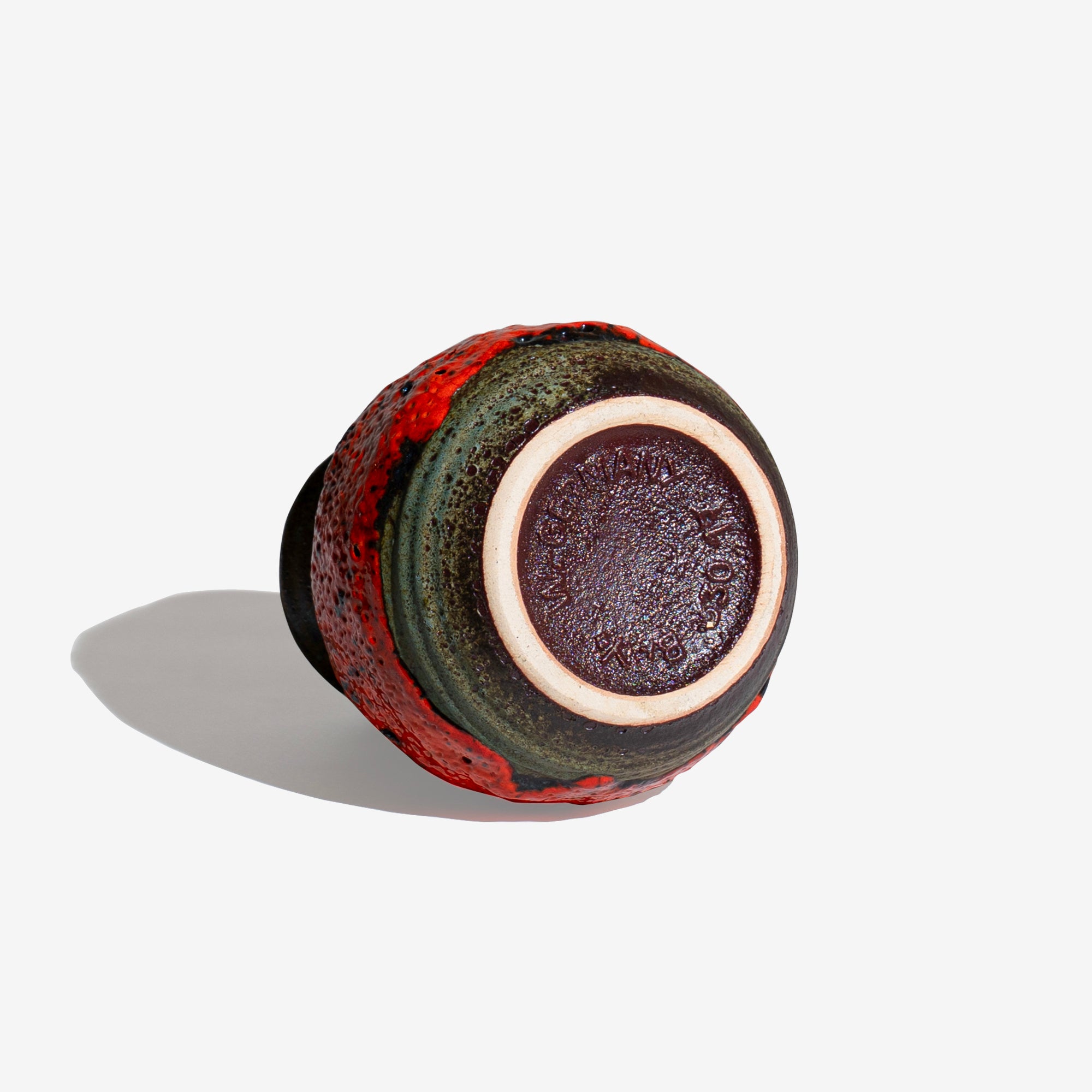 GREEN with ORANGE Fat Lava 37 / BAY KERAMIK – Park Side Market