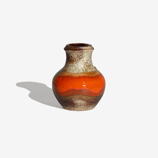 ORANGE and BROWN Fat Lava 49 / CARSTENS TONNIESHOF KERAMIK