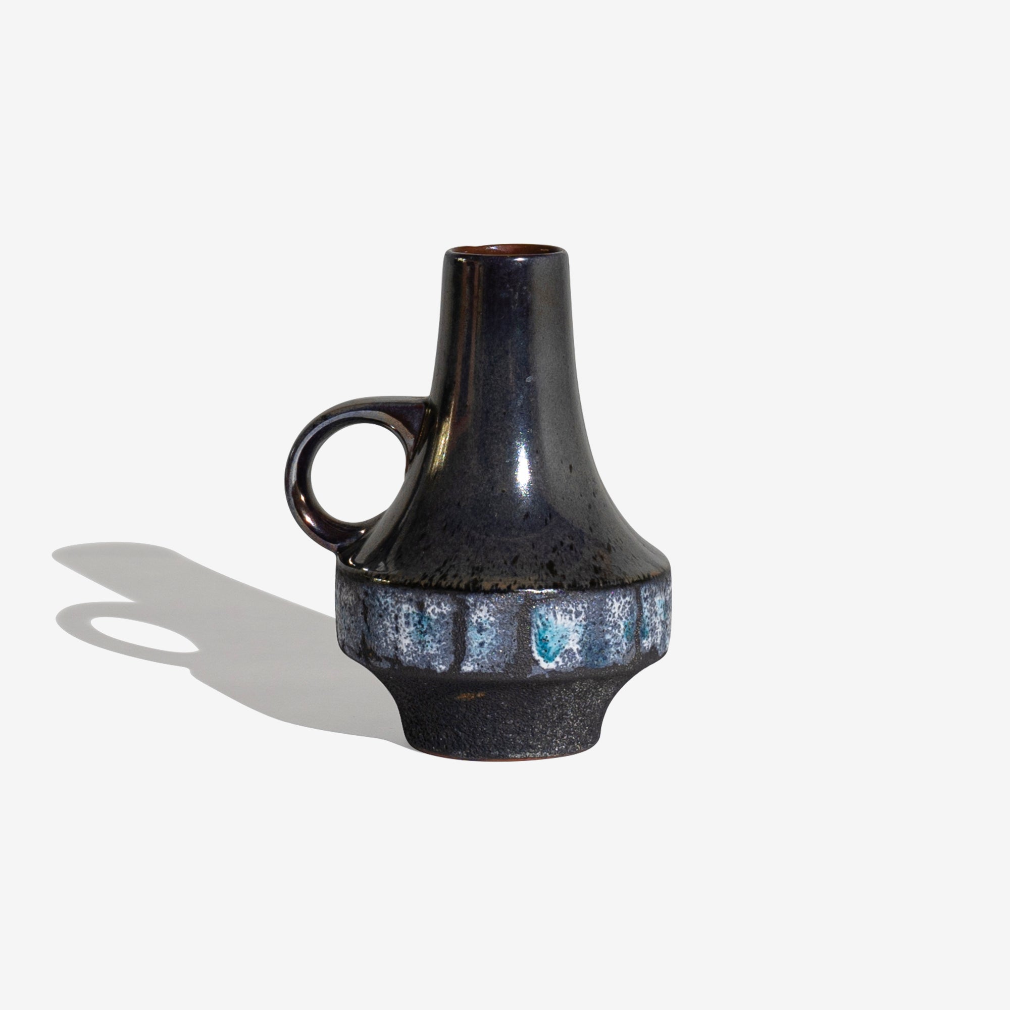 BLACK and DARK BLUE Fat Lava 52 / CARSTENS TONNIESHOF KERAMIK