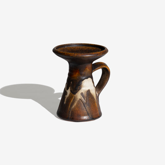 BROWN and WHITE Fat Lava 98 / CARSTENS TONNIESHOF KERAMIK