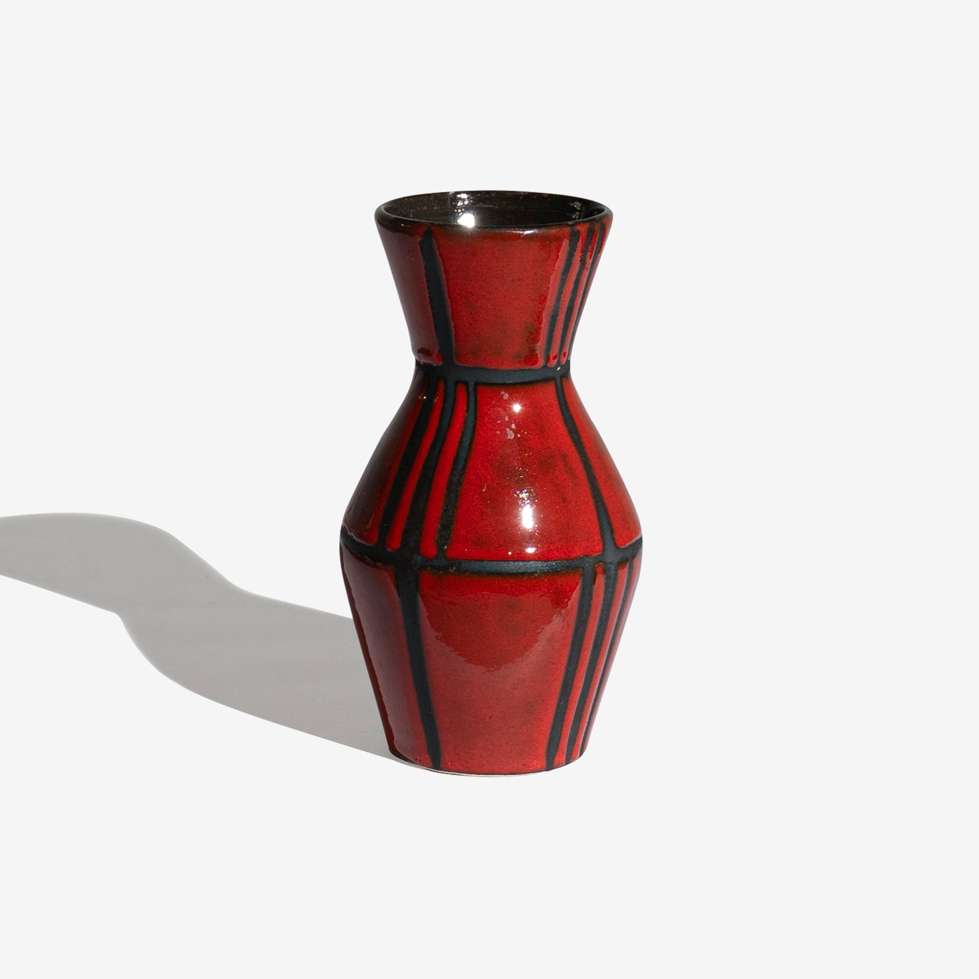 Fat Lava ファットラバ　花瓶　陶器 RED and BLACK Fat Lava 124 / SCHEURICH – Park Side Market