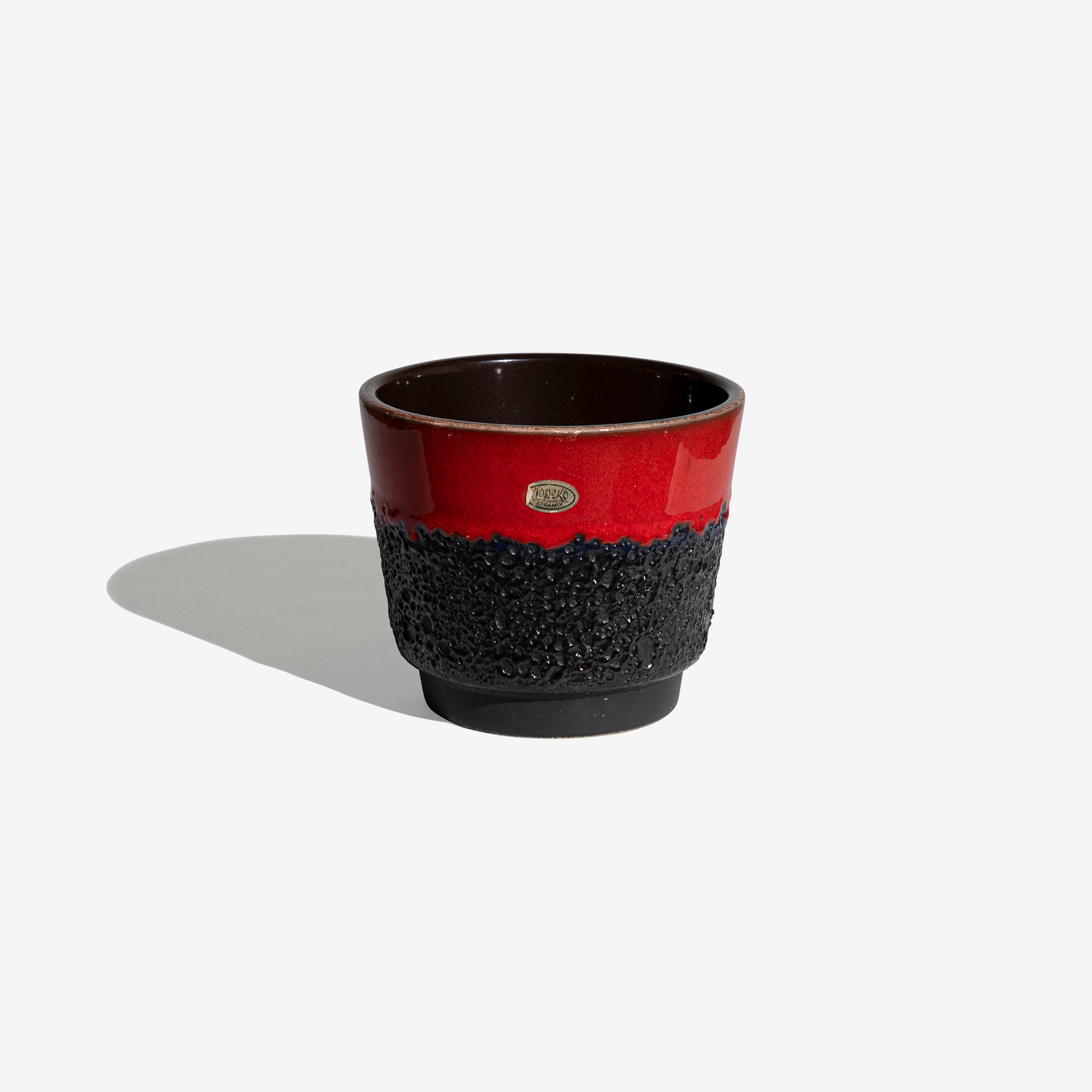 FAT LAVA 西ドイツ ヴィンテージプランター 【Jopeko】 RED and BLACK Fat Lava 135/ JOPEKO – Park Side Market