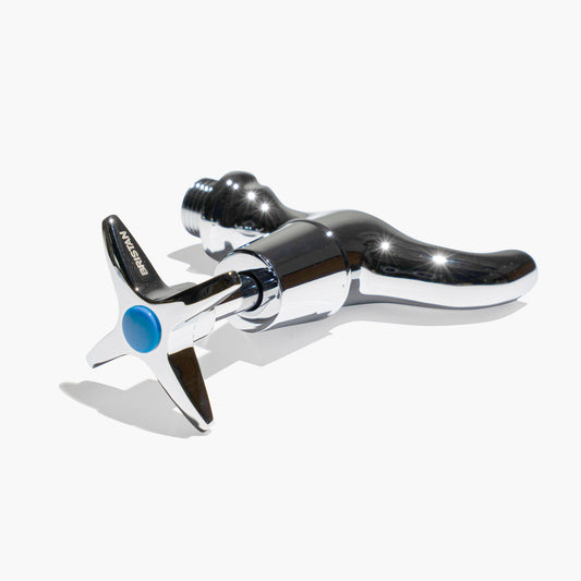 CROSS HEAD BIB TAP CLOD/HOT Chrome