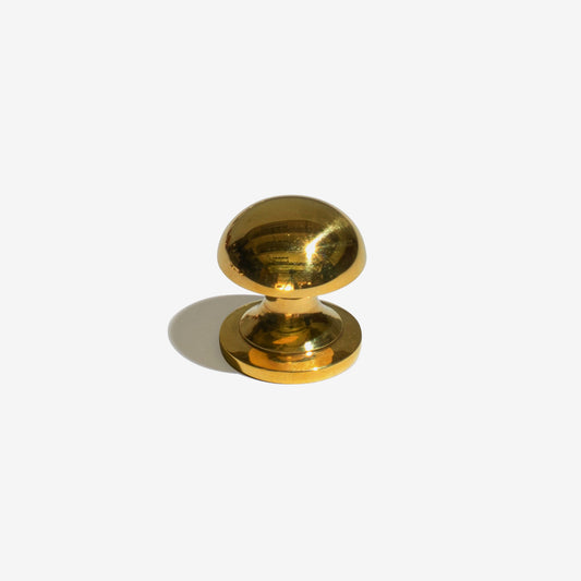 BRASS MUSHROOM FURNITURE KNOB 1
