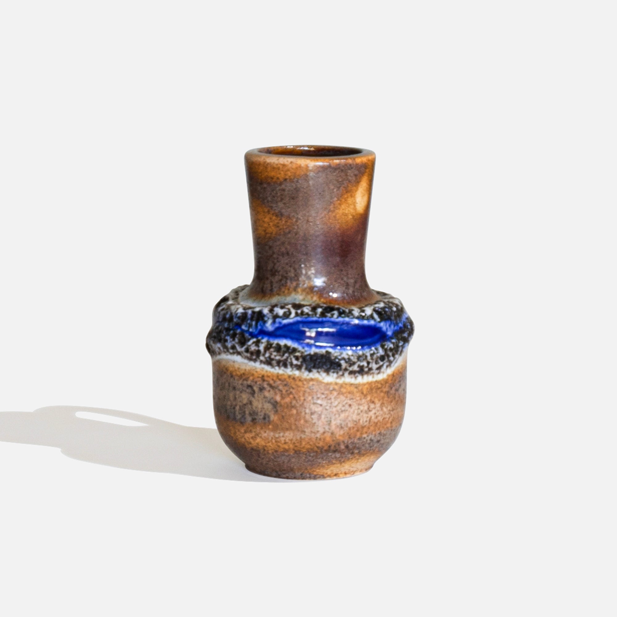 Brown and Blue Fat Lava 198 / STEULER KERAMIK – Park Side Market