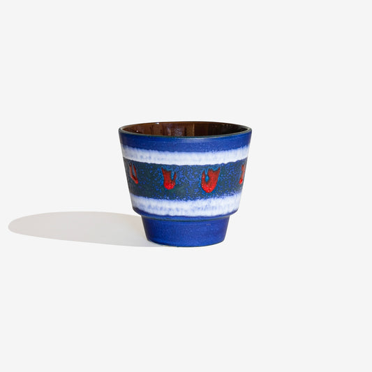 Blue and Red Fat Lava 234 /  ES KERAMIK