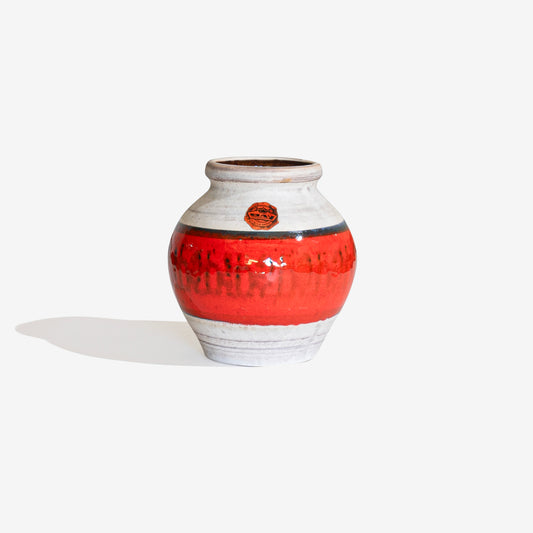 White and Red Fat Lava 152 / BAY KERAMIK