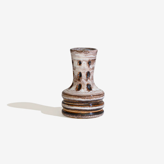 Beige and Brown Fat Lava 211 / WALTER GERHARDS Keramik