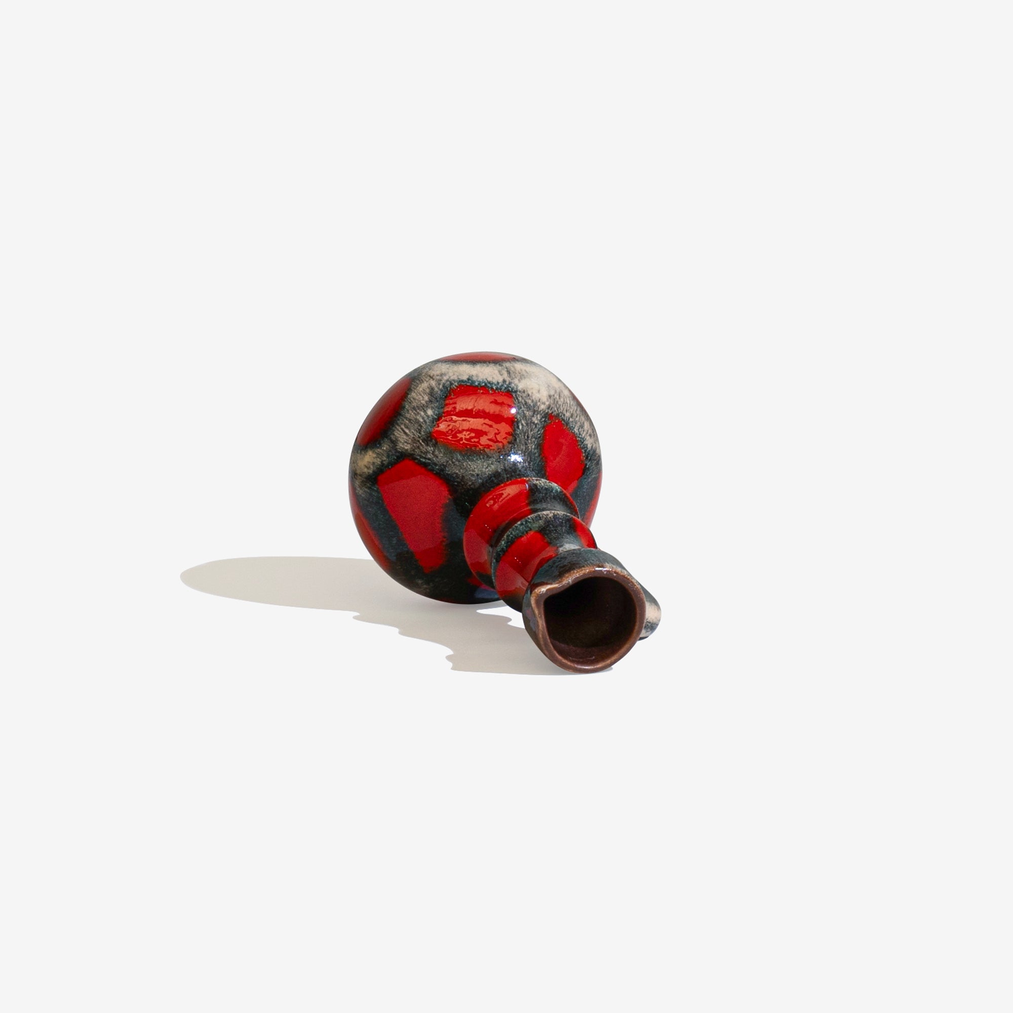 Red Vase Fat Lava 145 / JOPEKO KERAMIK – Park Side Market