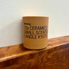 70s Ceramics :  SMALL SCENTED CANDLE
