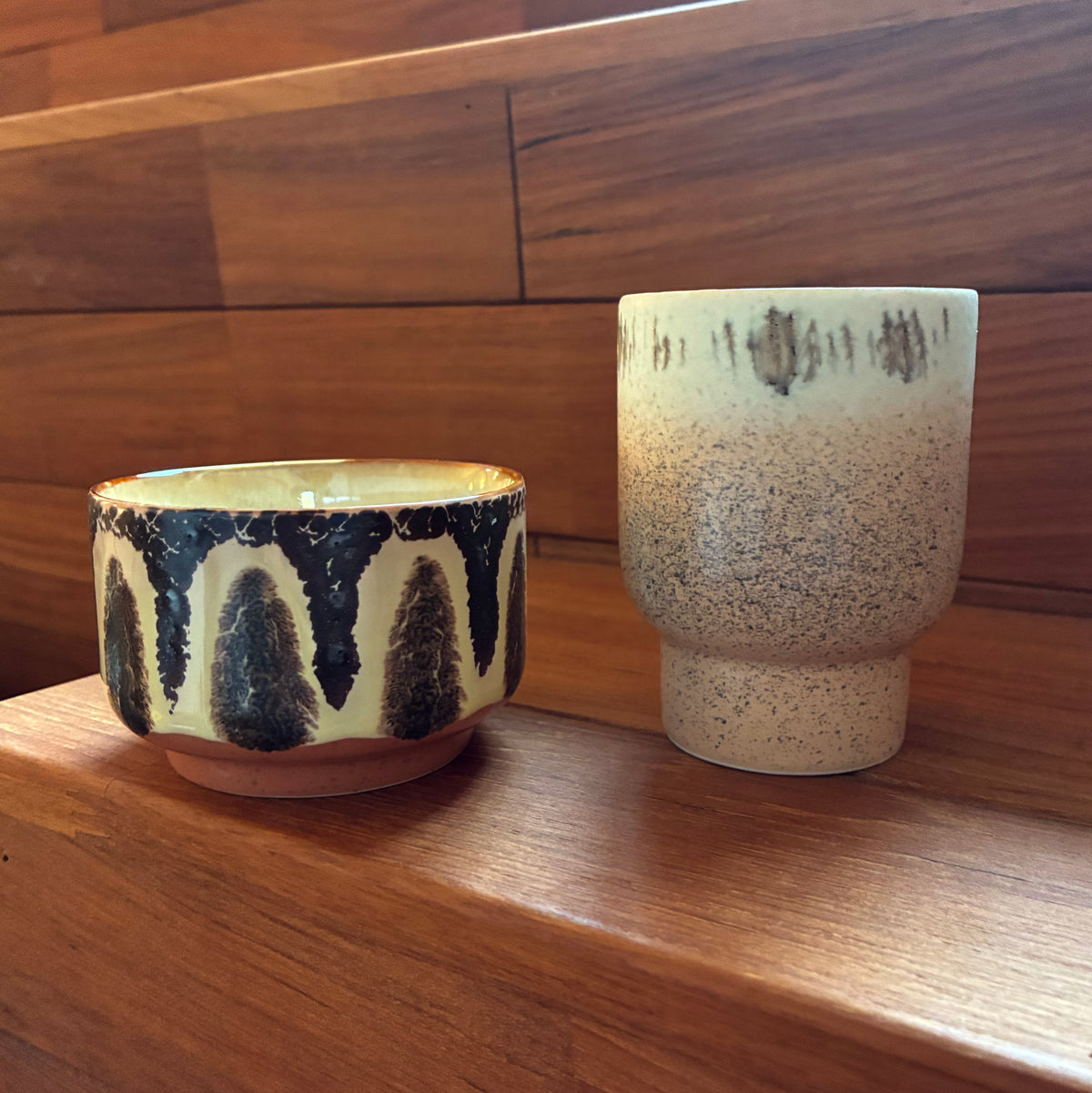 70s Ceramics :  SMALL SCENTED CANDLE