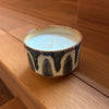 70s Ceramics :  SMALL SCENTED CANDLE