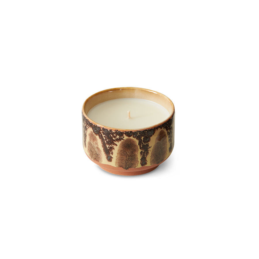 70s Ceramics :  SMALL SCENTED CANDLE