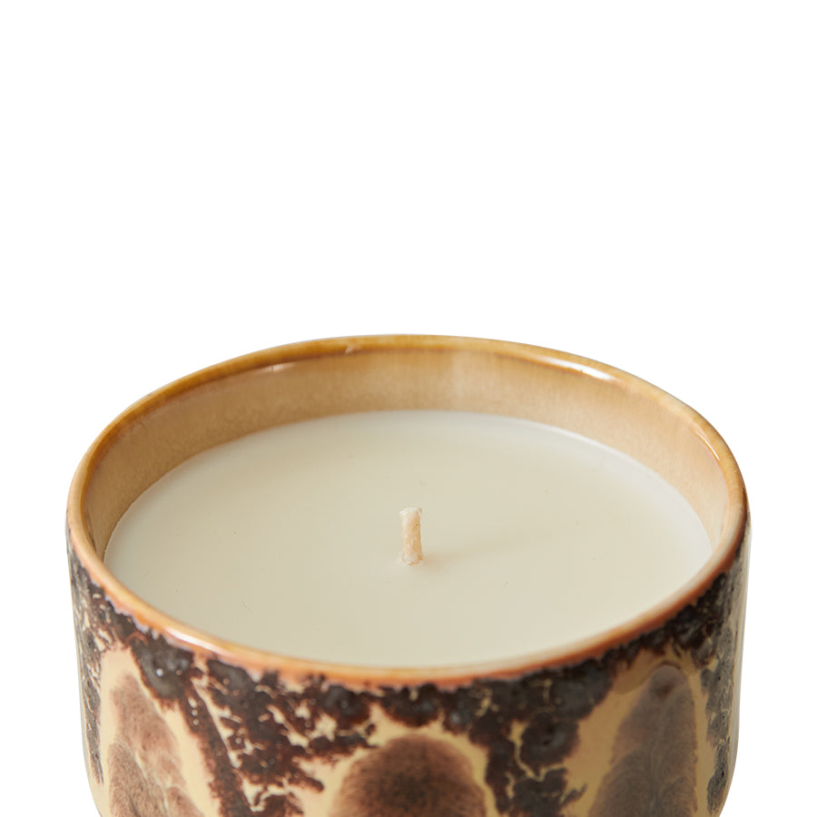 70s Ceramics :  SMALL SCENTED CANDLE
