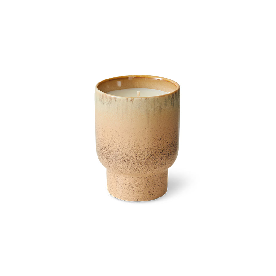 70s Ceramics :  SMALL SCENTED CANDLE