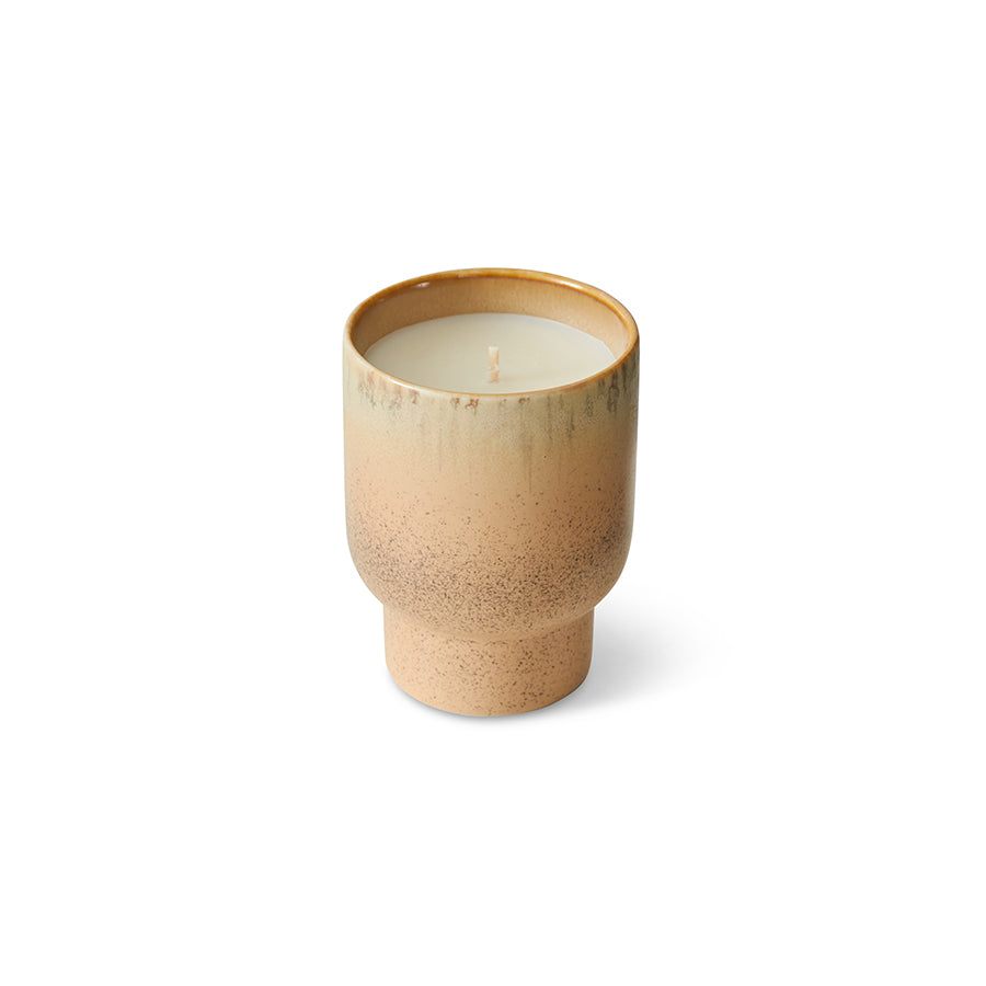 70s Ceramics :  SMALL SCENTED CANDLE