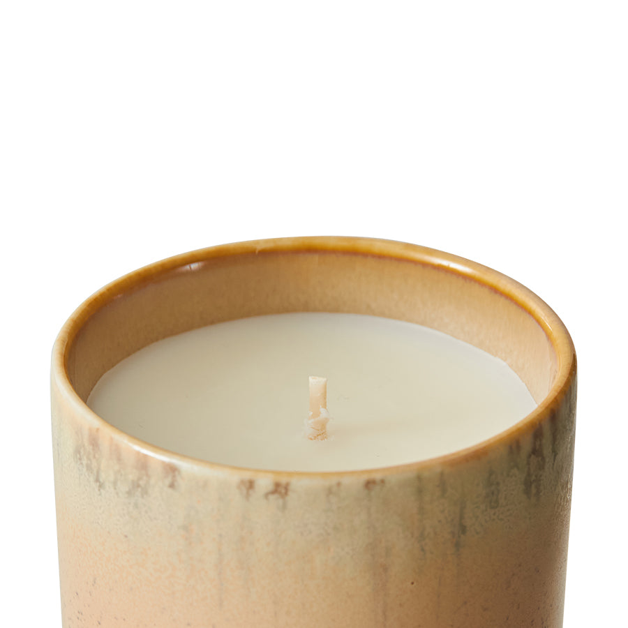 70s Ceramics :  SMALL SCENTED CANDLE